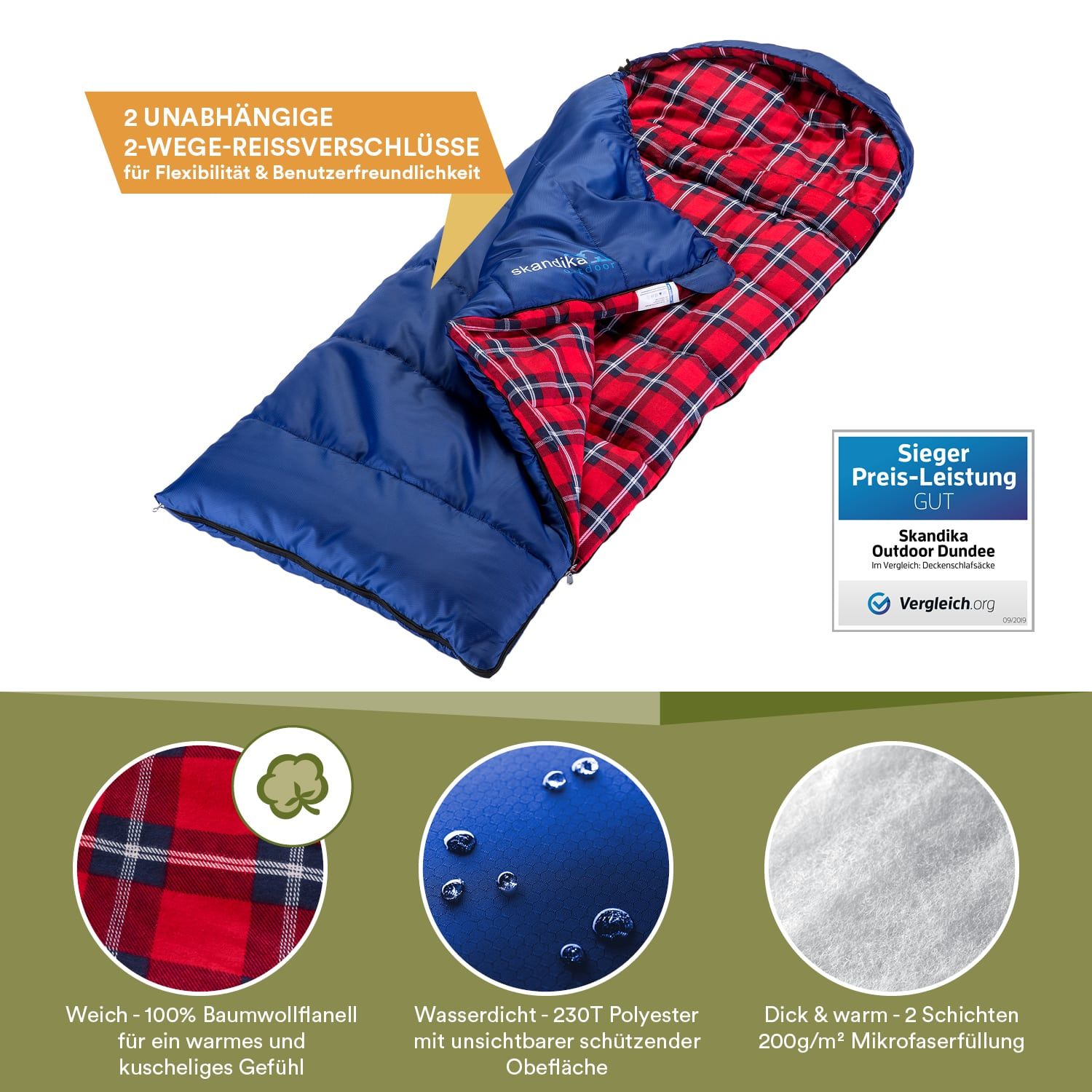 Skandika Dundee Junior Schlafsack