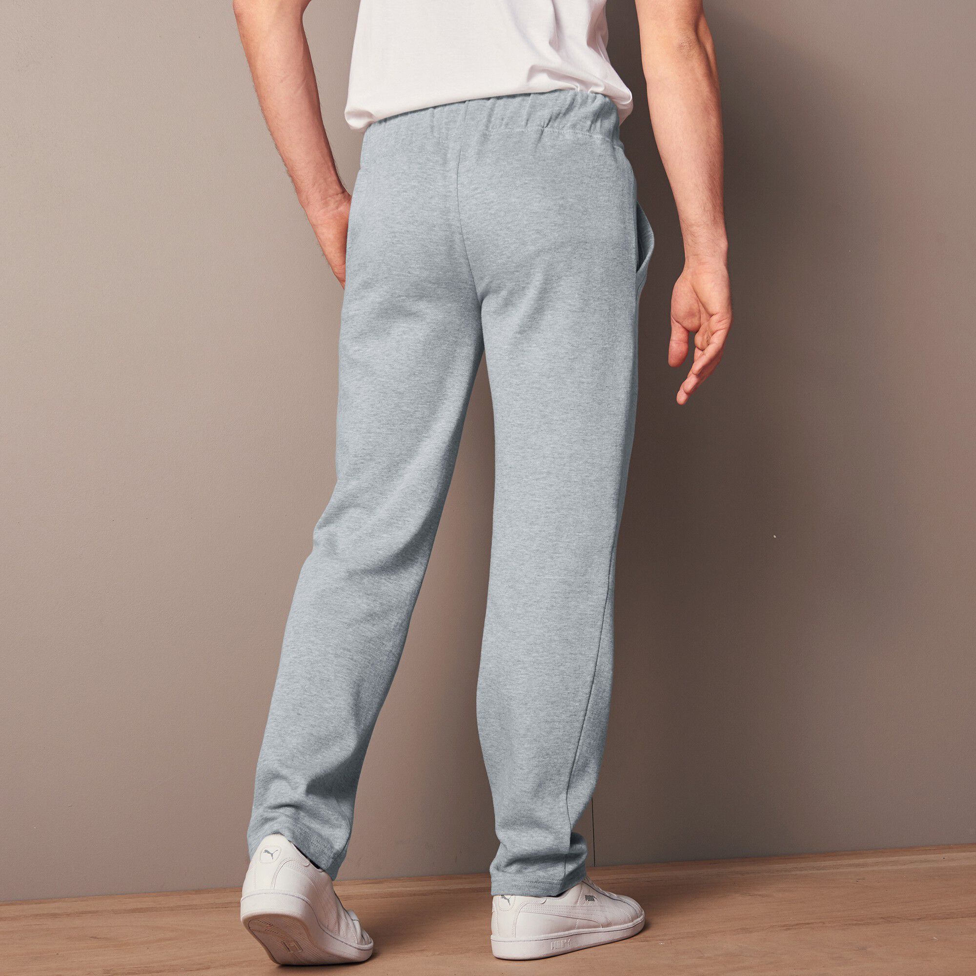 Pantalon jogging molleton bas droits