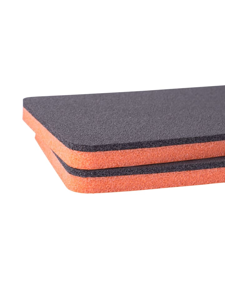 Danto 4er-Set: Wandtürstopper in schwarz / orange günstig kaufen onesize
