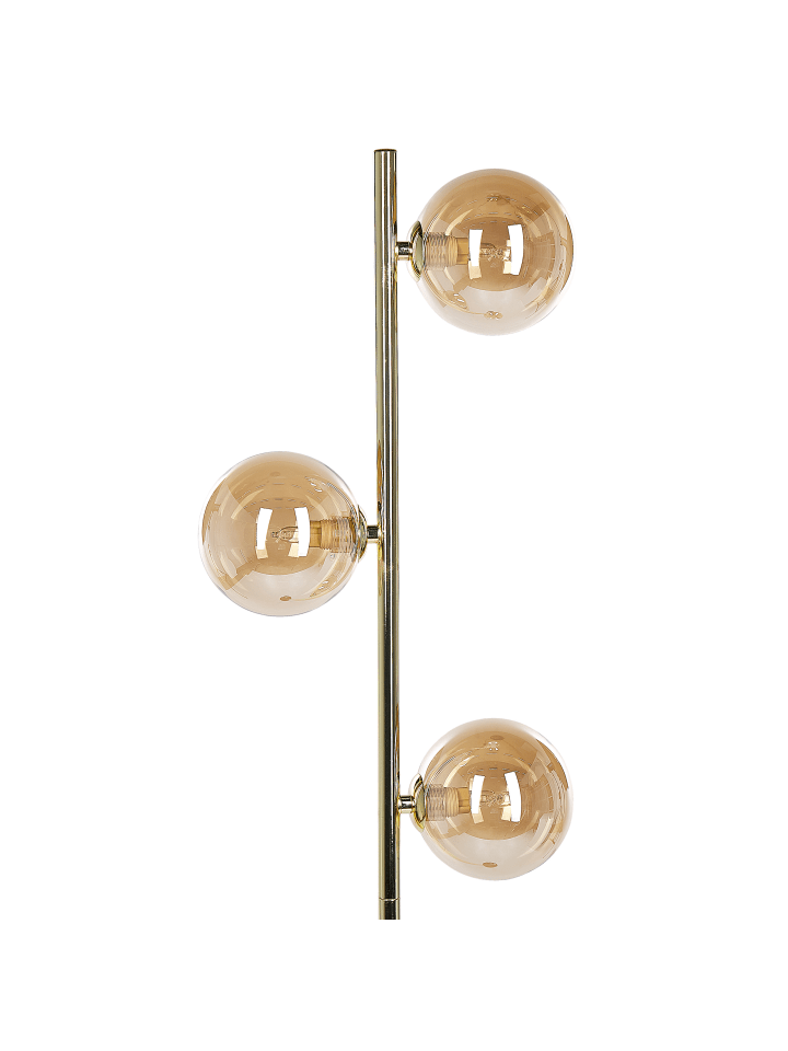 Beliani Stehleuchten RAMIS in Gold - (W) 23 x (H) 154 x (L) 23 cm günstig kaufen onesize