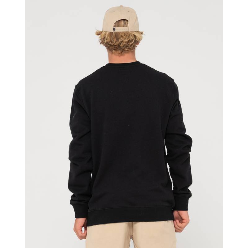 RUSTY ONE HIT WONDER CREW FLEECE Rundhalspullover Herren