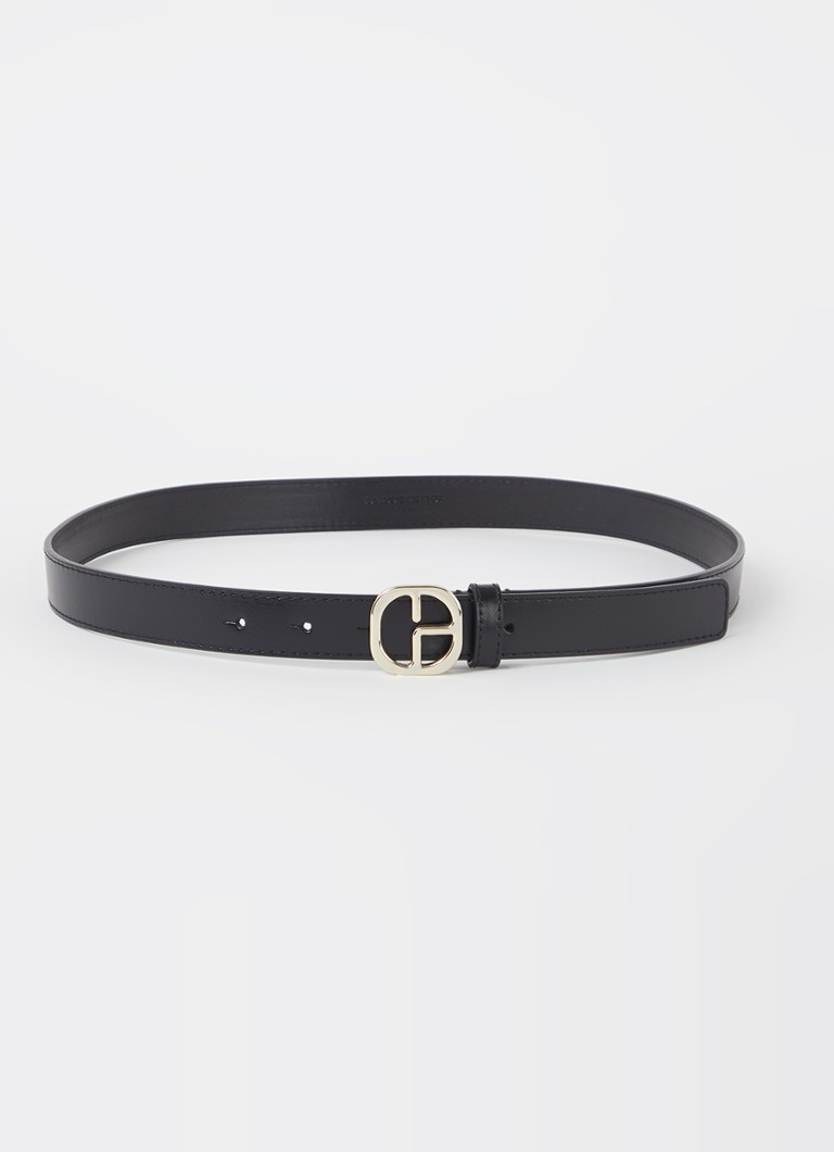 Curea Claudie Pierlot din piele cu logo