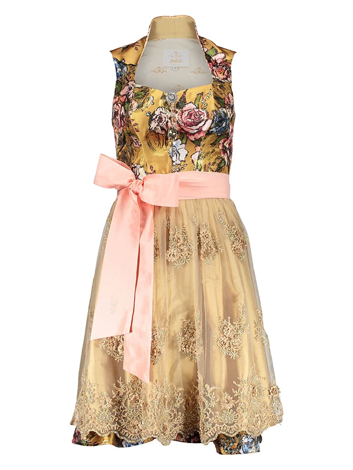 Halali by Astrid Söll Dirndl in Gelb/ Rosa günstig kaufen