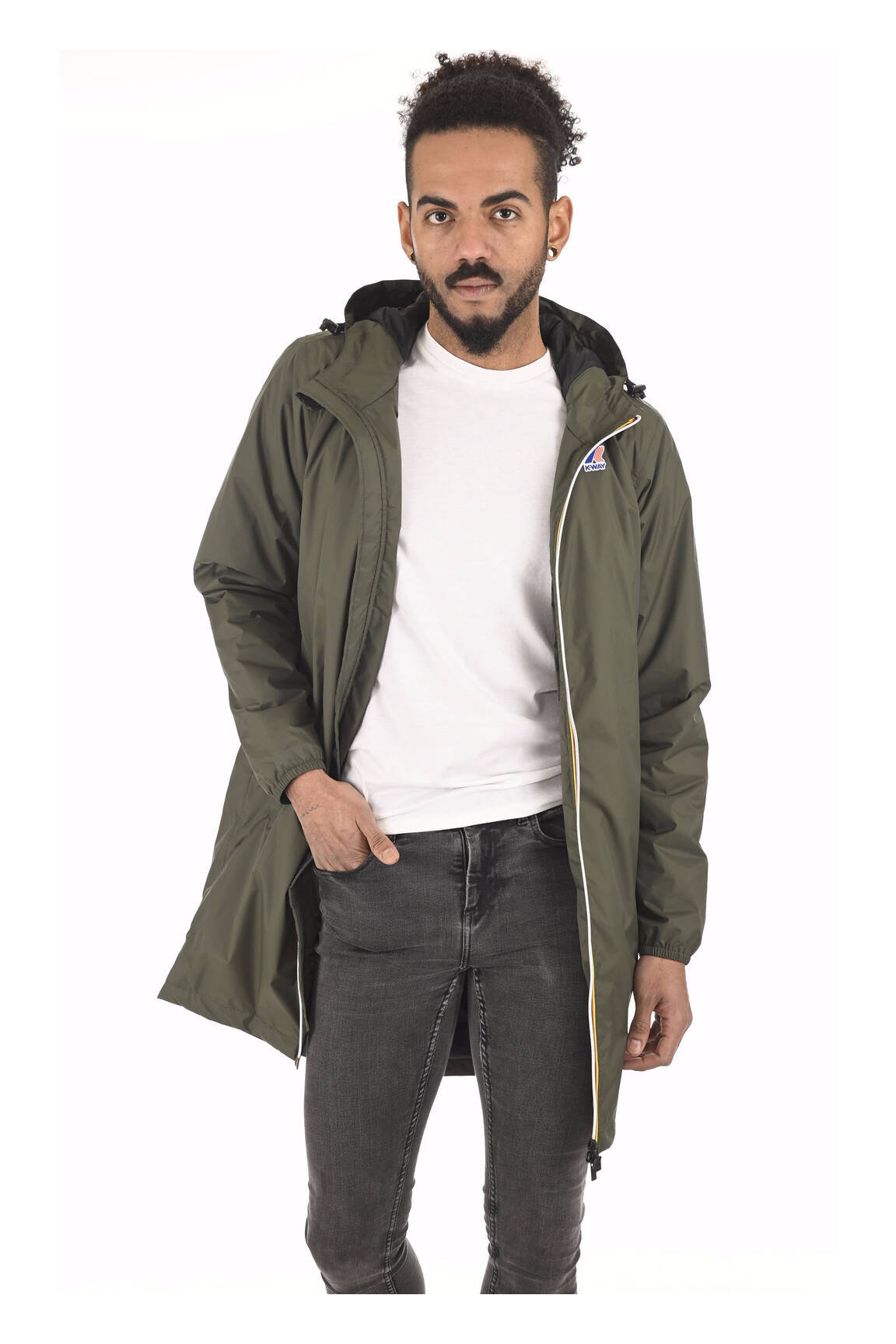 K Way Impermeables Trenchs Unisexe couleur noir