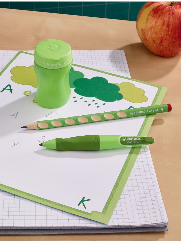STABILO Druckbleistift Easyergo zum Schreibenlernen 3.15 hellgrün/dunkelgrün günstig kaufen onesize