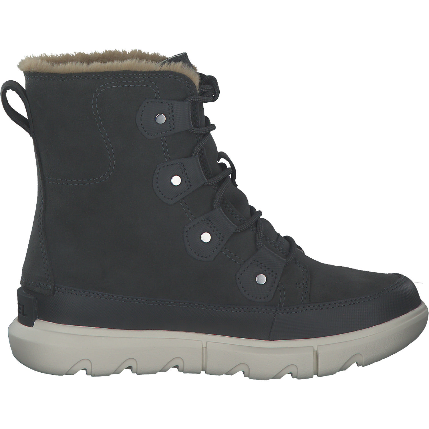 Sorel Explorer II Joan Faux Fur 1951631/1959371, Winterstiefel, Kinder, grill, fawn