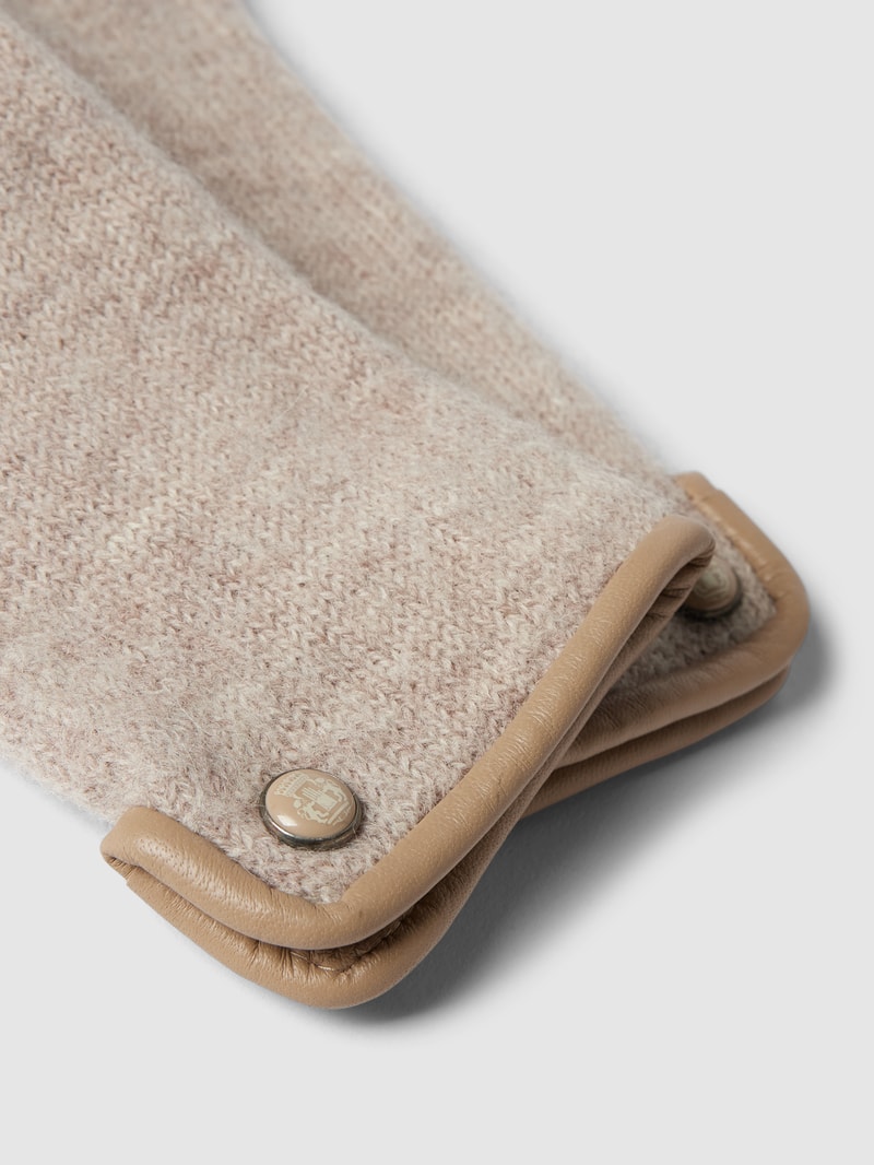 Handschuhe aus Schurwolle Modell 'WALK' in beige