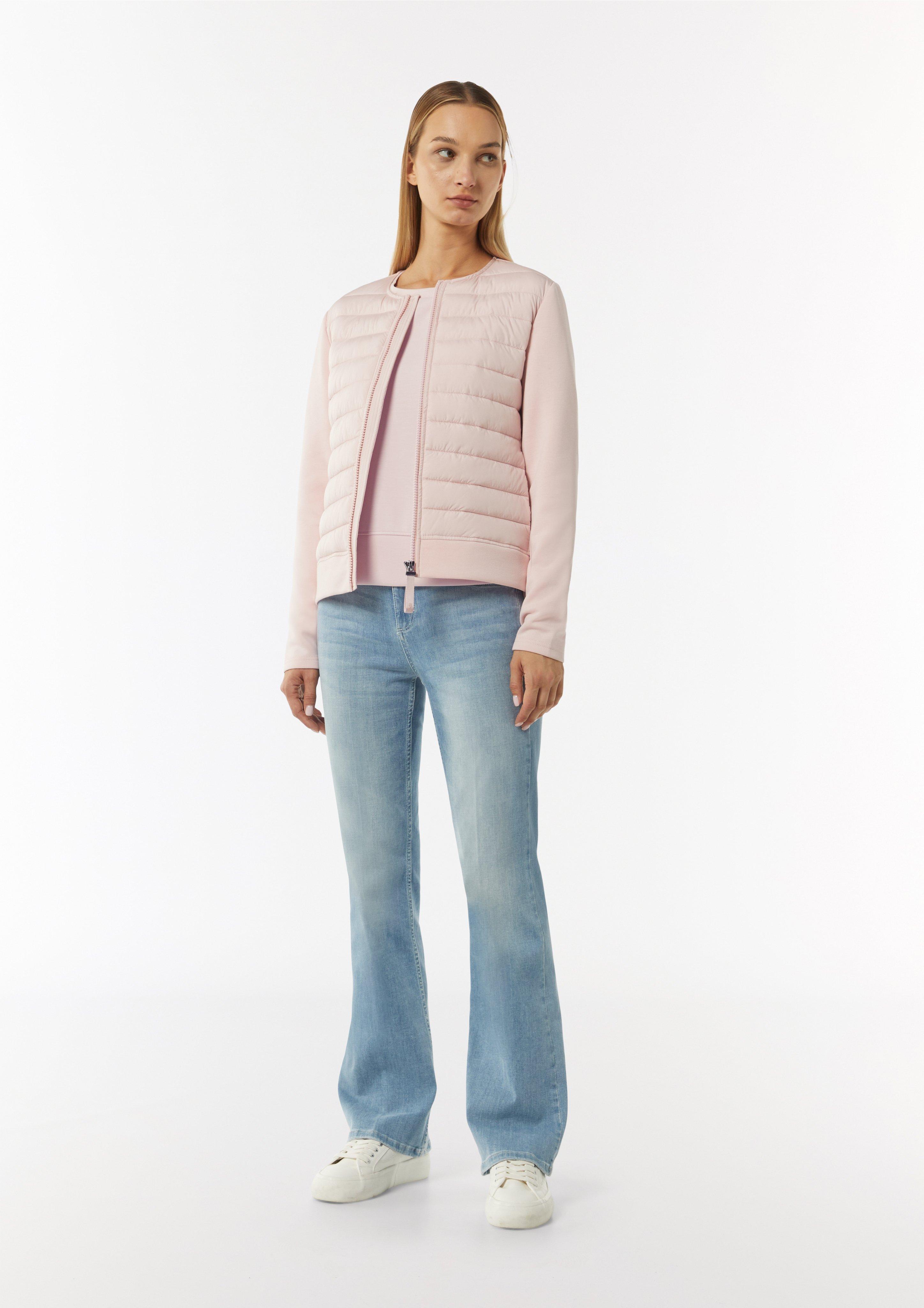 Langarmshirt aus Modalmix - zartrosa