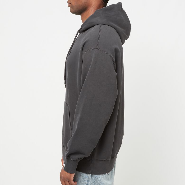 A Bathing Ape Ape Head One Point Garment Dye Pullover Hoodie M Black
