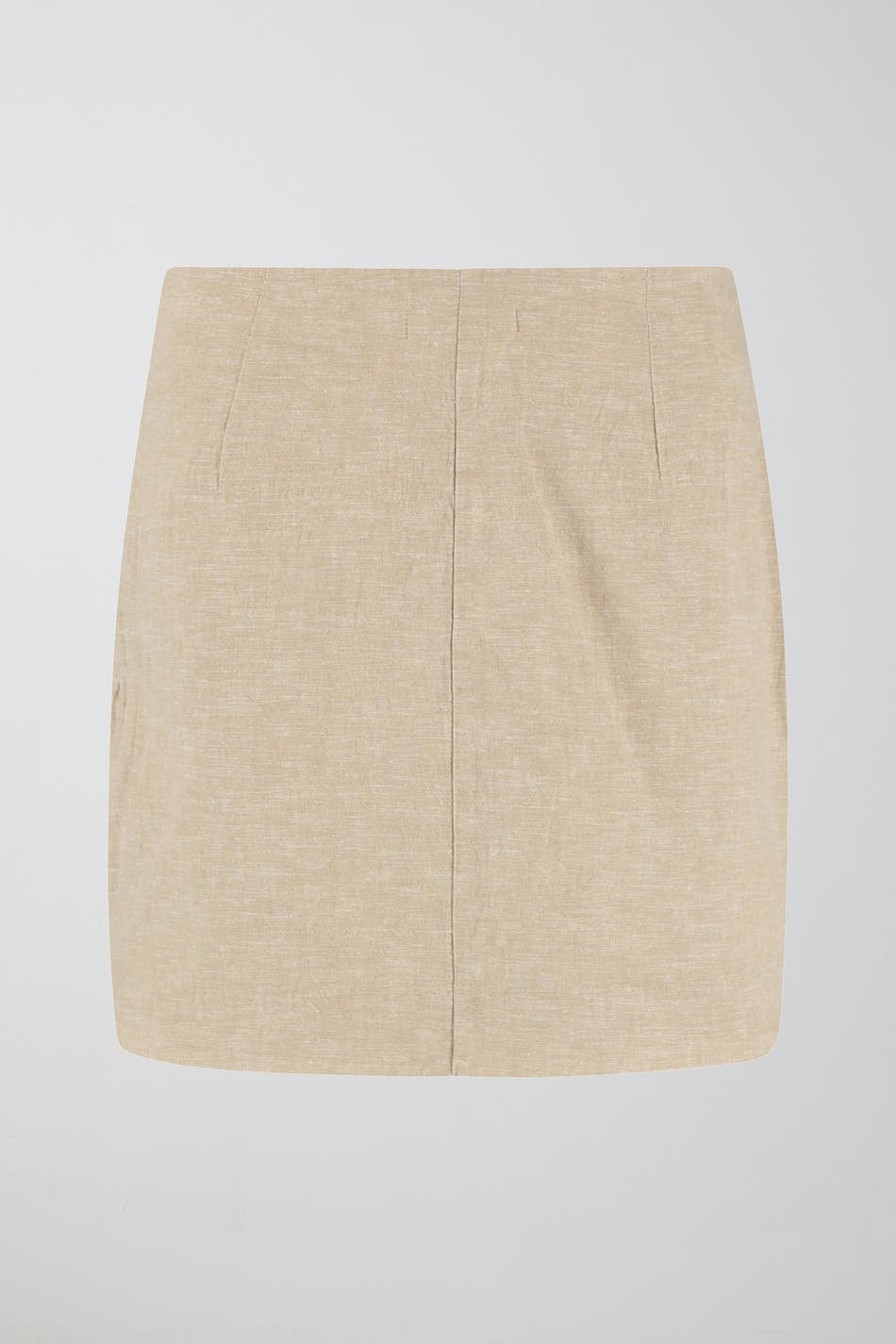 Linen blend skirt