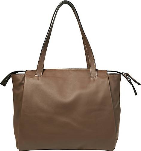 Marc O'Polo Shopper aus fein genarbtem Rindleder