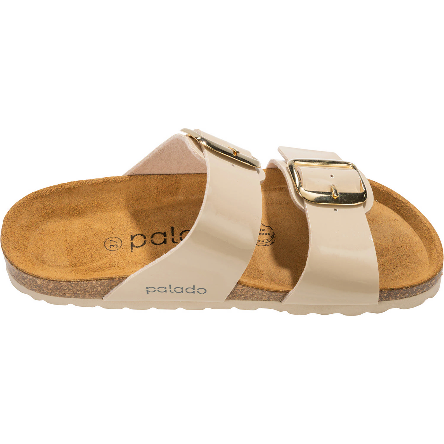 Palado Samos GS, Pantoletten, Damen, Lack Creme