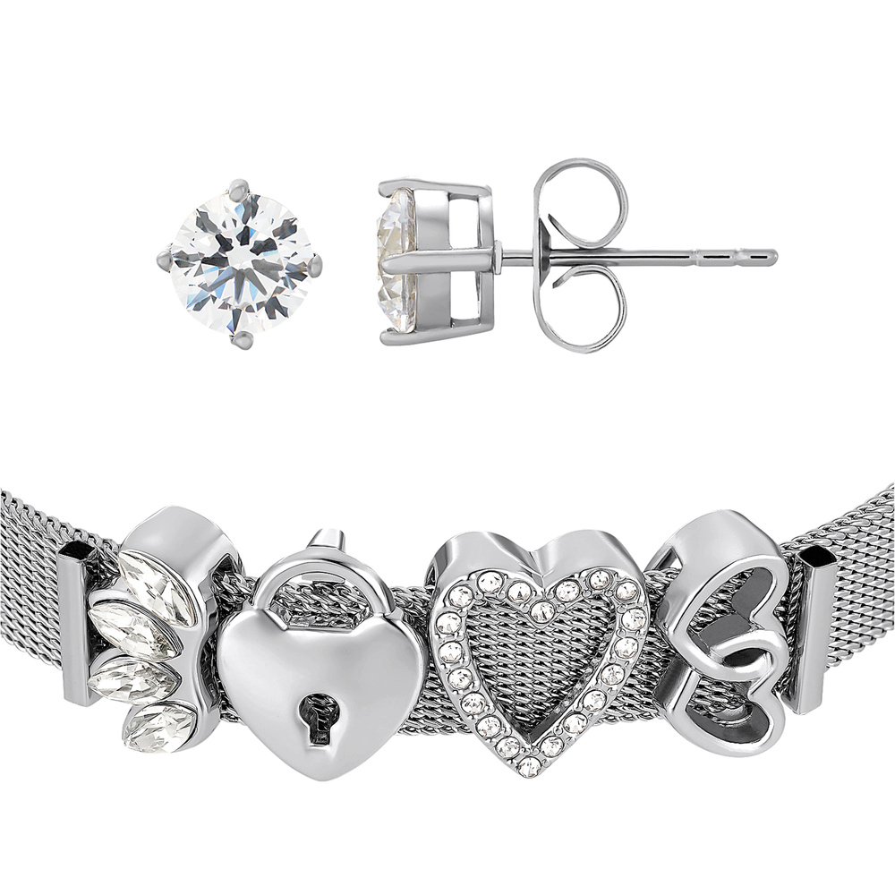 Heideman Set de bijoux Milanaise Boucles d'oreilles