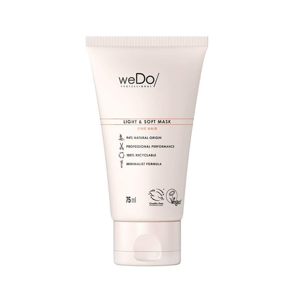 wedo Masque cheveux Vegan Légèreté et Douceur pour cheveux fins Masque vegan sans silicone pour cheveuxfins