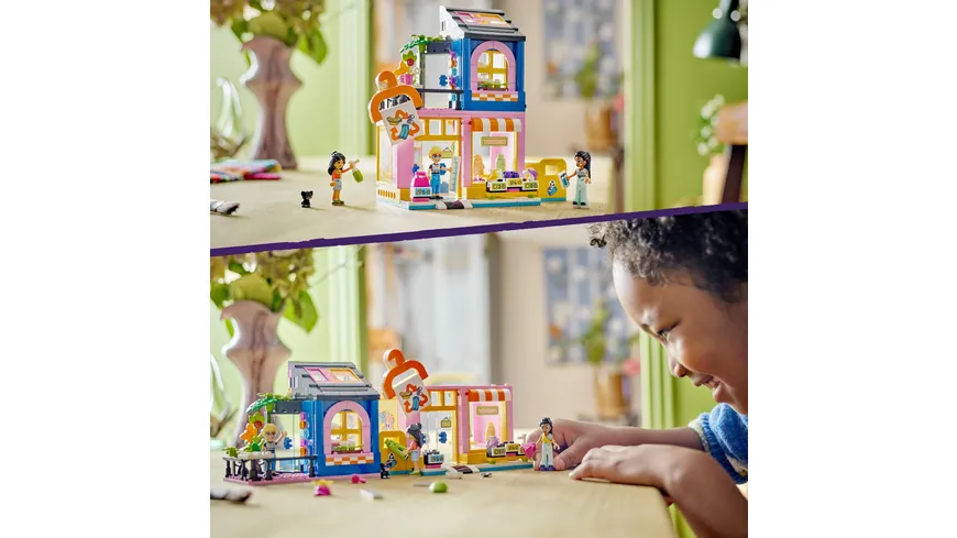 LEGO Friends 42614 Vintage-Modegeschäft, Spielzeug-Laden für Kinder