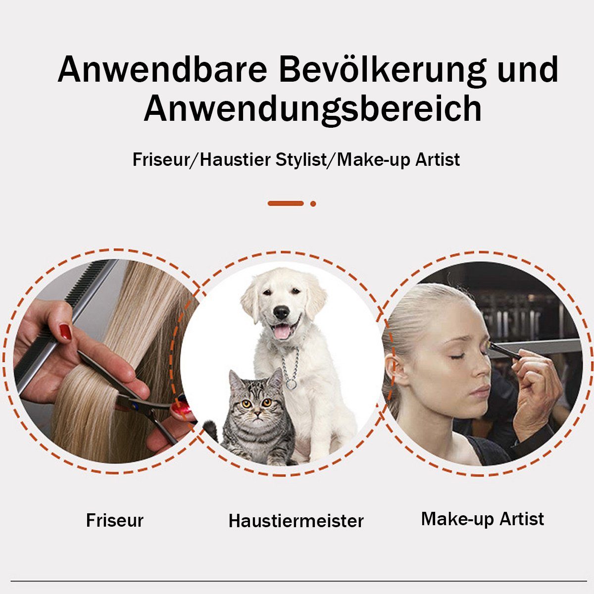 ZmdecQna Kosmetikkoffer Friseurwerkzeuge Aufbewahrungsbox für Hairstyling Kämme Bürsten