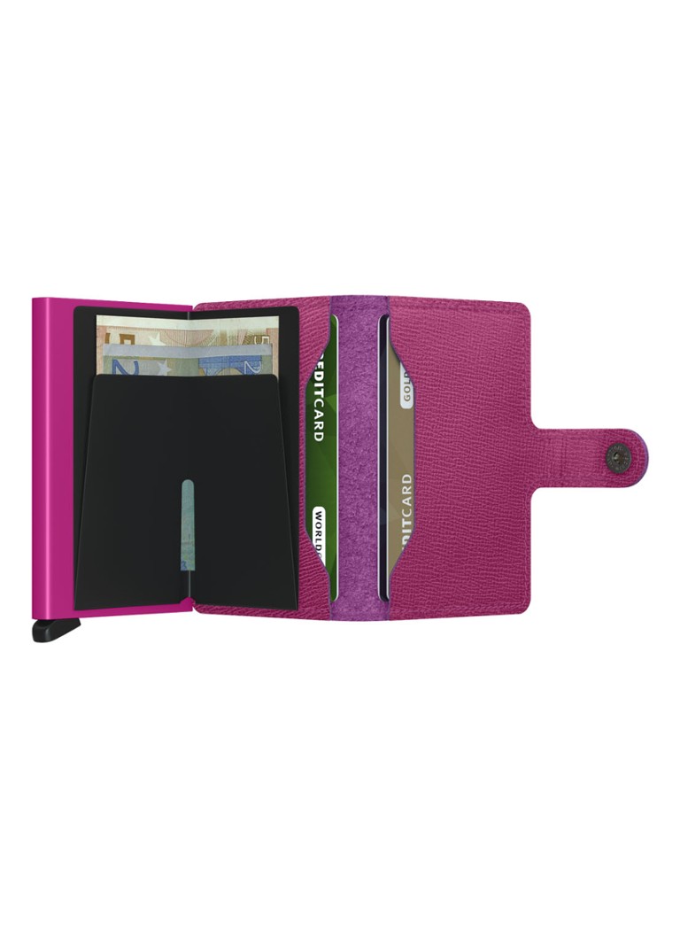 Portafoglio mini Secrid in pelle con porta carte di credito.