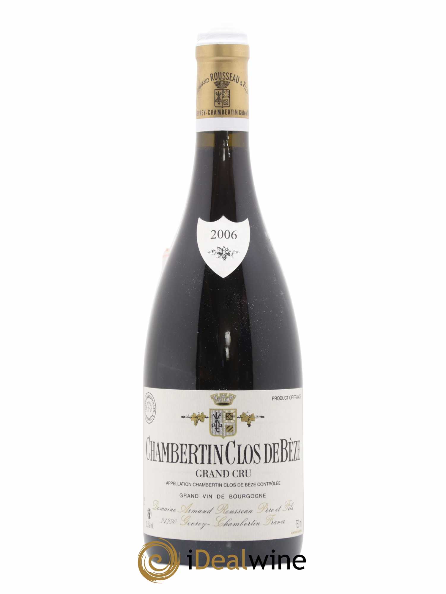 Chambertin Clos de Bèze Grand Cru Armand Rousseau (Domaine)  2006 - Lot de 1 Bouteille