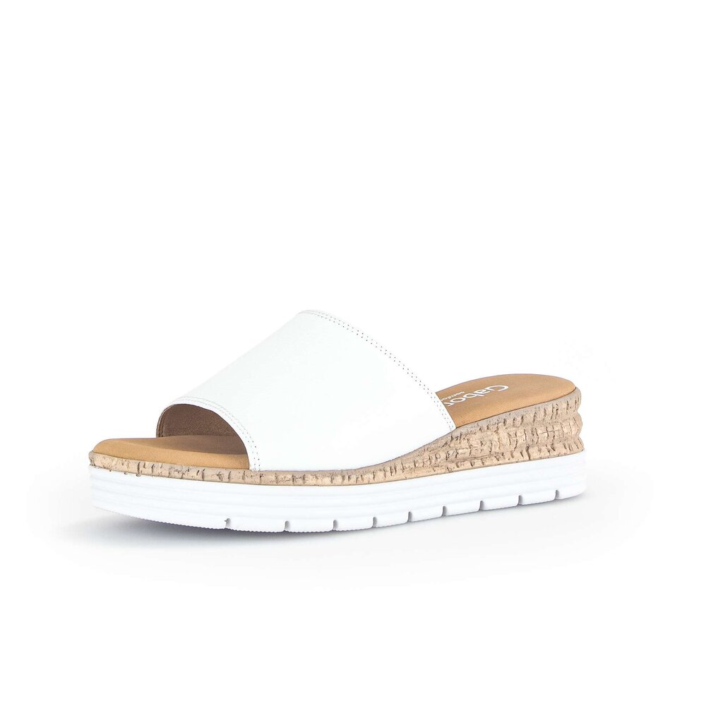 Gabor comfort Pantolette weiß
