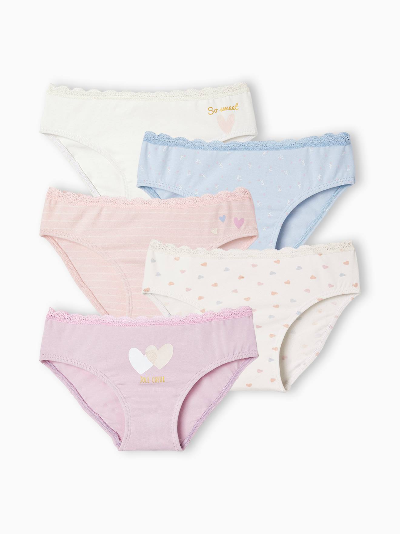 Lot de 5 culottes 