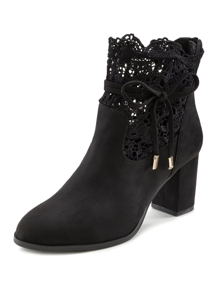 LASCANA High-Heel-Stiefelette in schwarz günstig kaufen