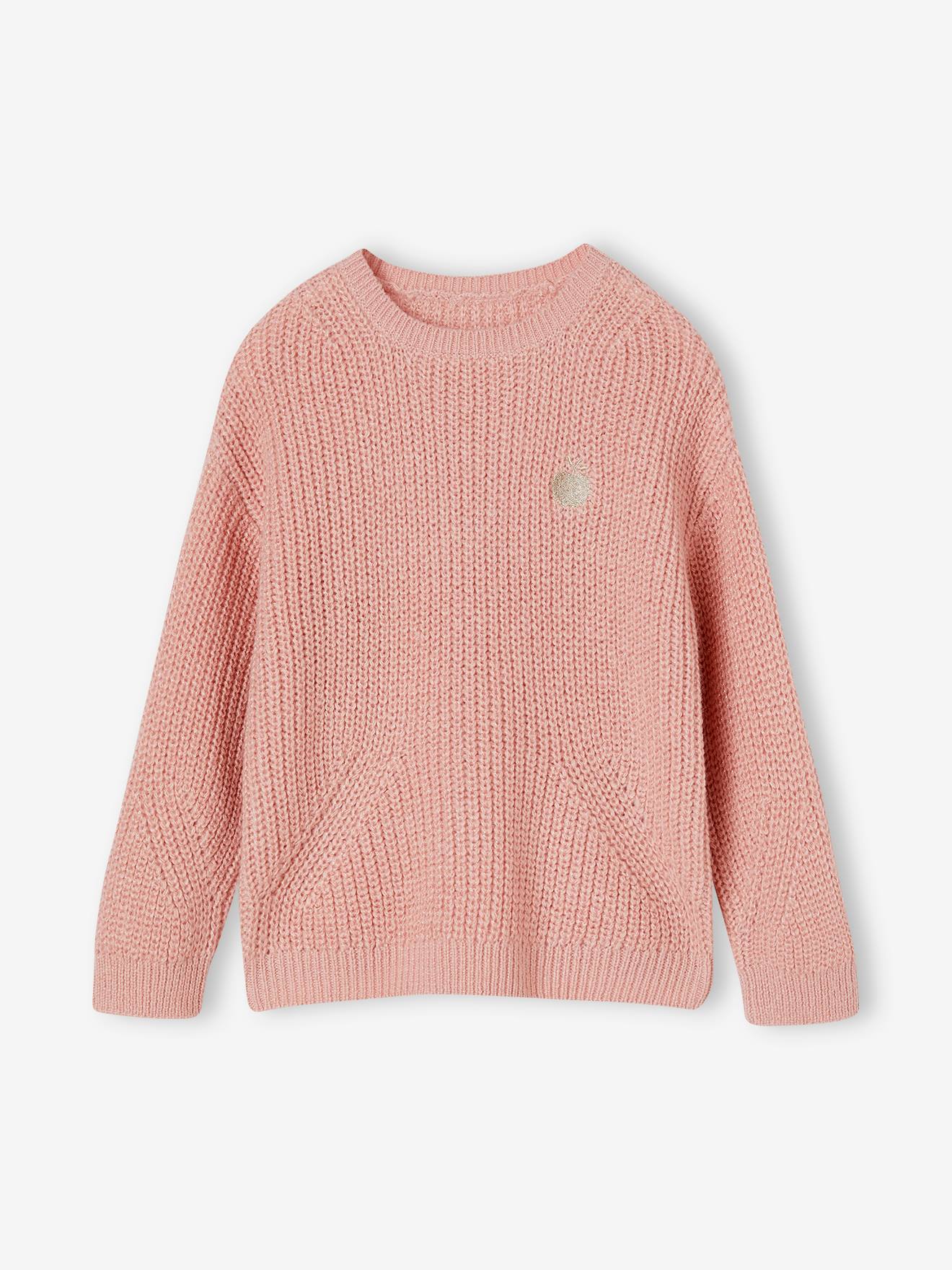 Vertbaudet Mädchen Pullover - pudrig rosa