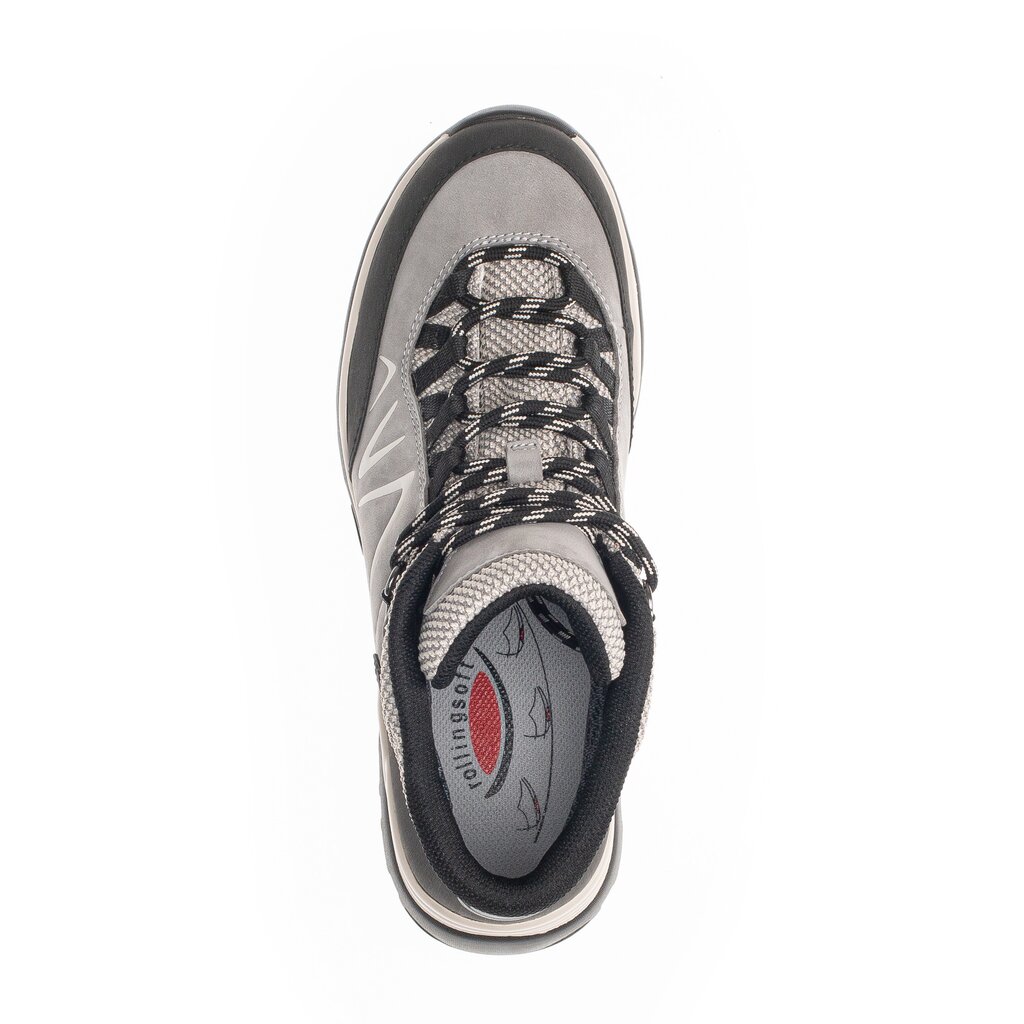 rollingsoft Schnürstiefelette grau