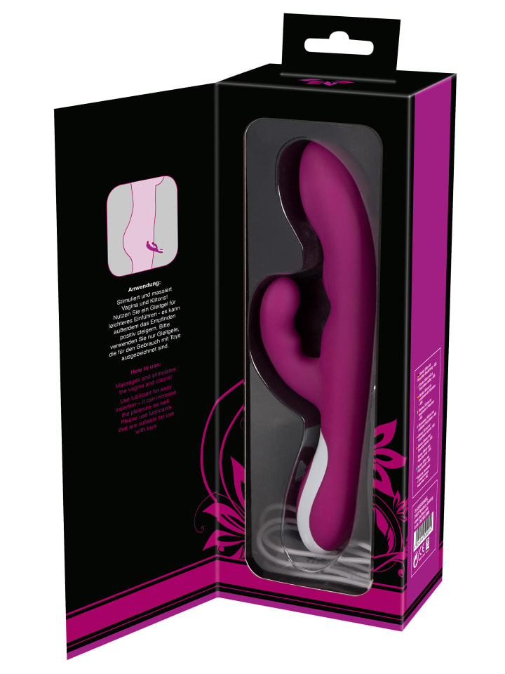 Javida Vibrator mit Wärmefunktion Heating Vibe in lila günstig kaufen 22 cm