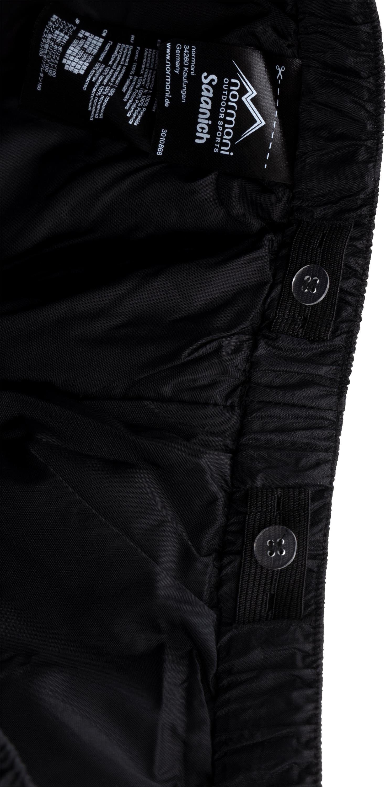 normani Regenhose Kinder Regenhose „Saanich“ Gefütterte Kinderhose mit 3M Reflektoren - Wasserdichte Matschhose Outdoorhose für Junge und Mädchen