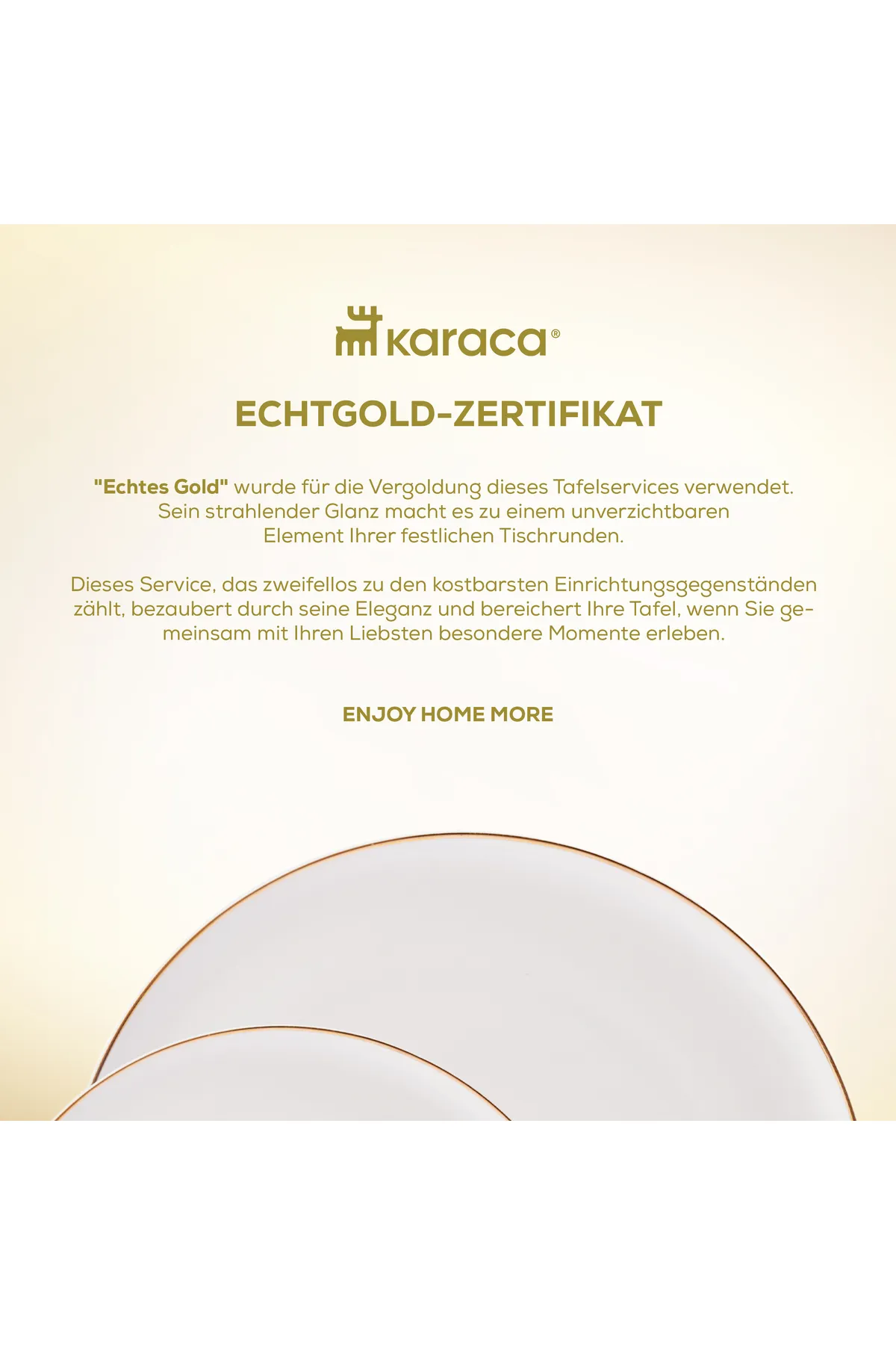 Karaca  Marcelo Gold Geschirr- und Frühstücksset, 88-teilig