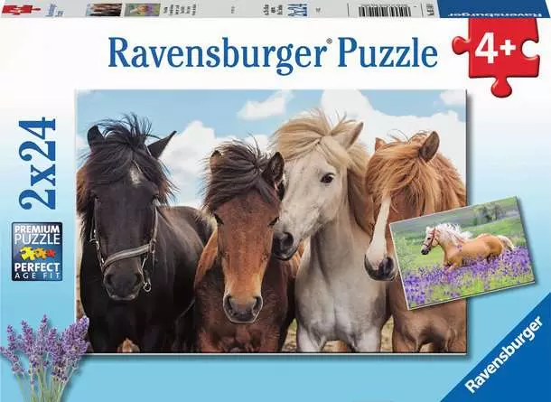 Kinderpuzzle ab 4 Jahren - Pferdeliebe - 24 Teile