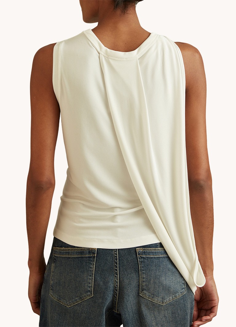 Top Reiss Elva con dettaglio a pieghe