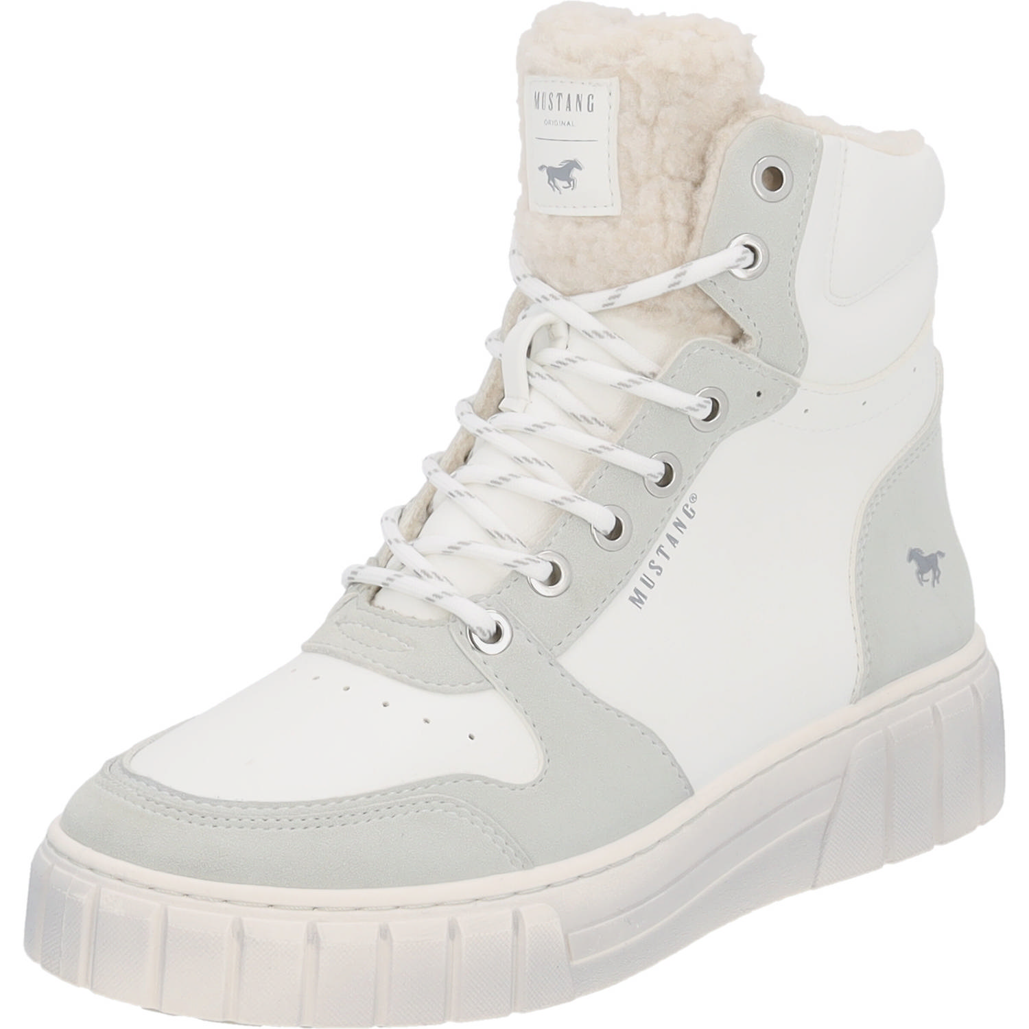 Mustang 1446602, Winterstiefel, Damen, Weiß