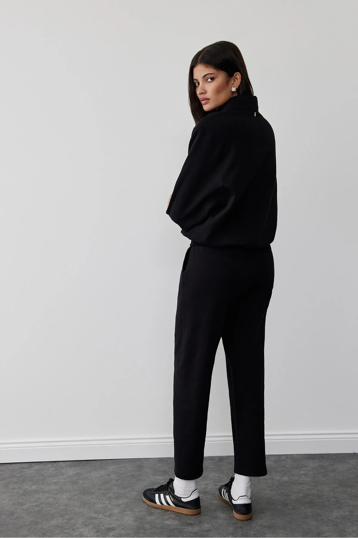Suud Collection  Sweatshirt - Schwarz - Regular Fit