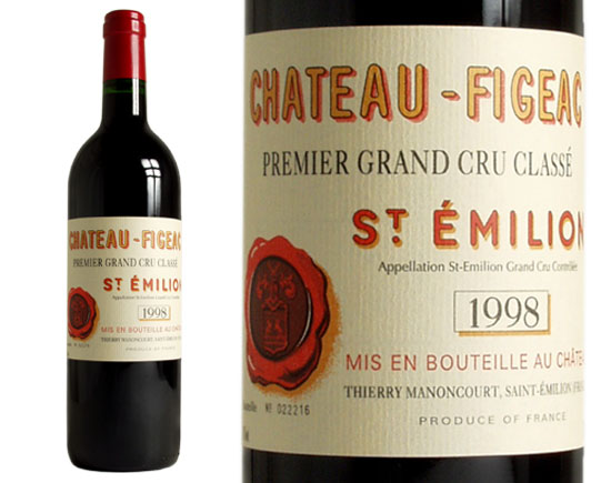Château FigeacRouge 1998, Premier Grand Cru Classé Bordeaux Saint-Emilion