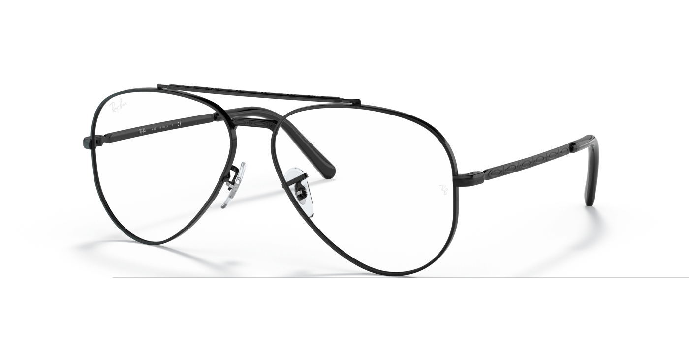 NOI OPTICĂ AVIATOR - Negru lucios