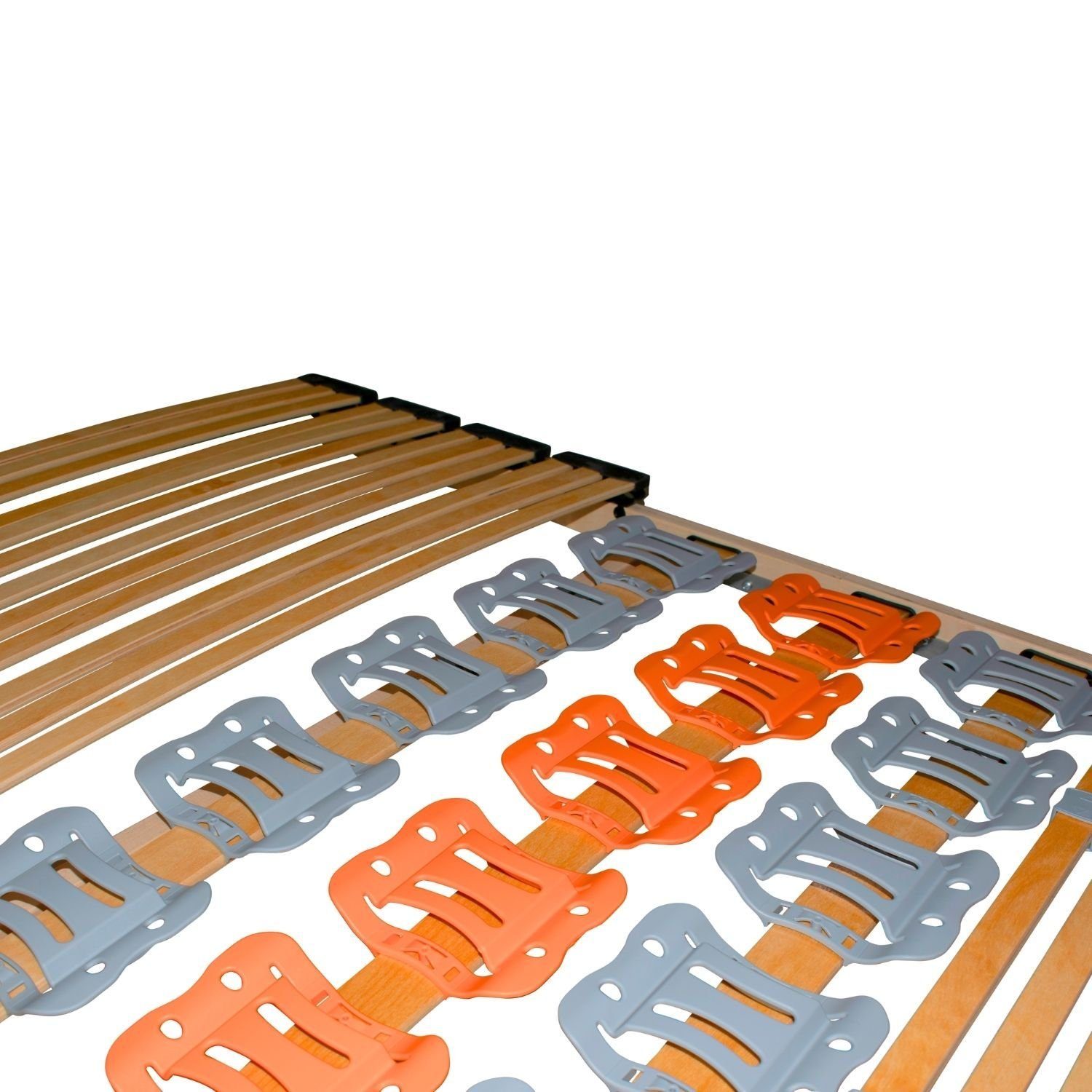 Teiltellerlattenrost, Coemo, Kopfteil nicht verstellbar, Fußteil nicht verstellbar, KombiFlex S 90 x 200 cm Tellerlattenrost preisgünstige Selbstmontage