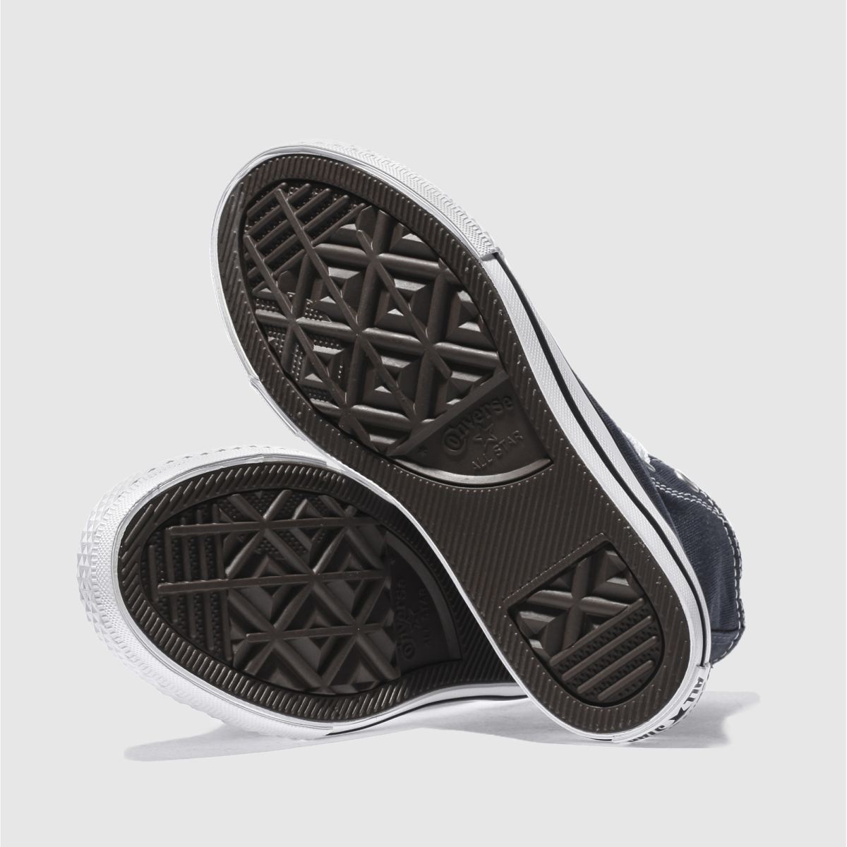 Converse marinblå All Star Hi Junior-sneakers