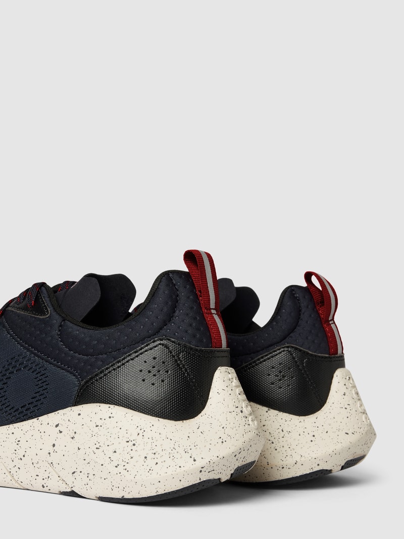 Sneaker mit Label-Details Modell 'Wayne' in dunkelblau