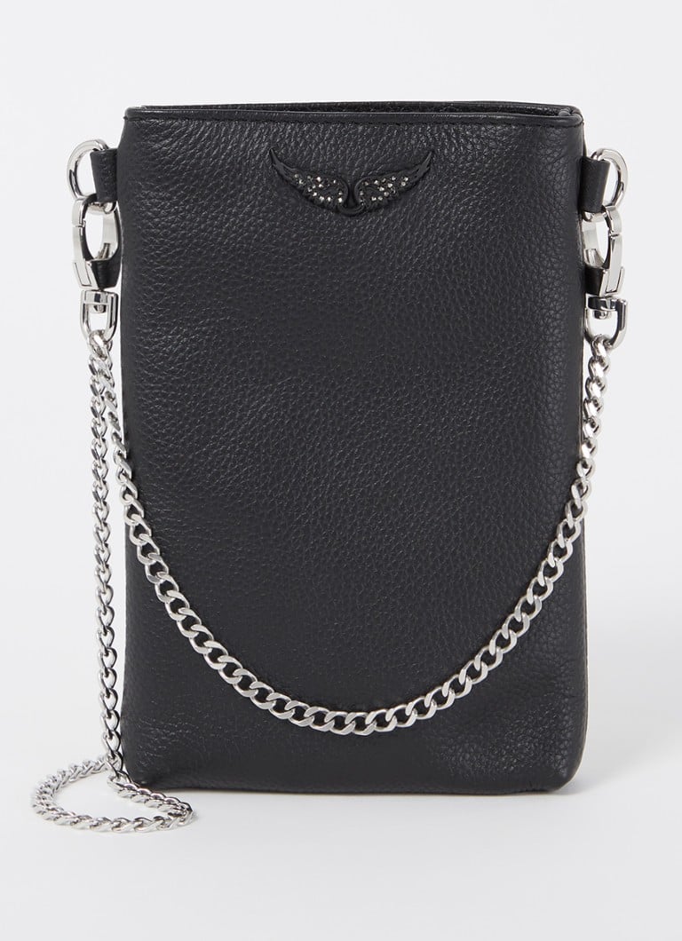 Husă pentru telefon Zadig&Voltaire Rock Messenger din piele