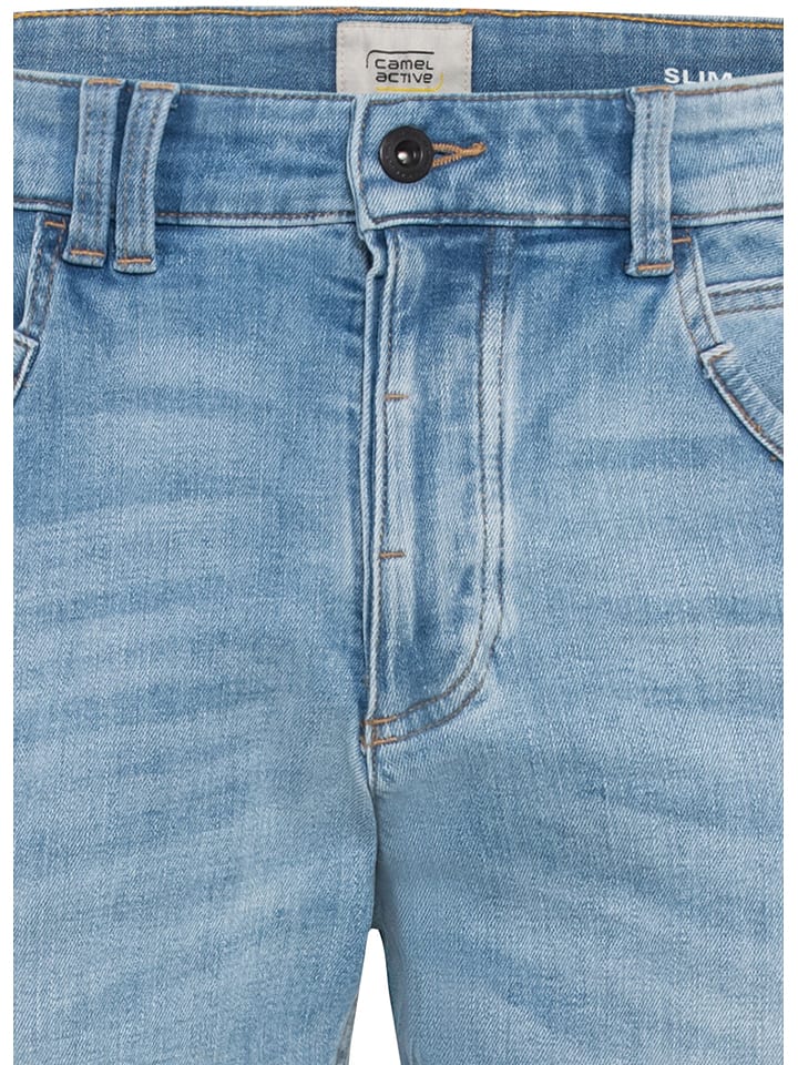 Camel Active Jeans - Slim Fit - in Hellblau günstig kaufen