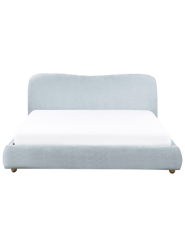 Beliani Doppelbett BLAGNAC in Blau - (W) 200 x (H) 98 x (L) 228 cm günstig kaufen onesize