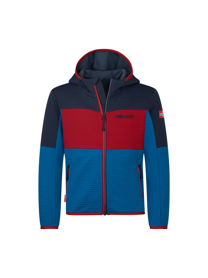 Trollkids Fleecejacke Sogndal in harbor blue/aqua haze günstig kaufen