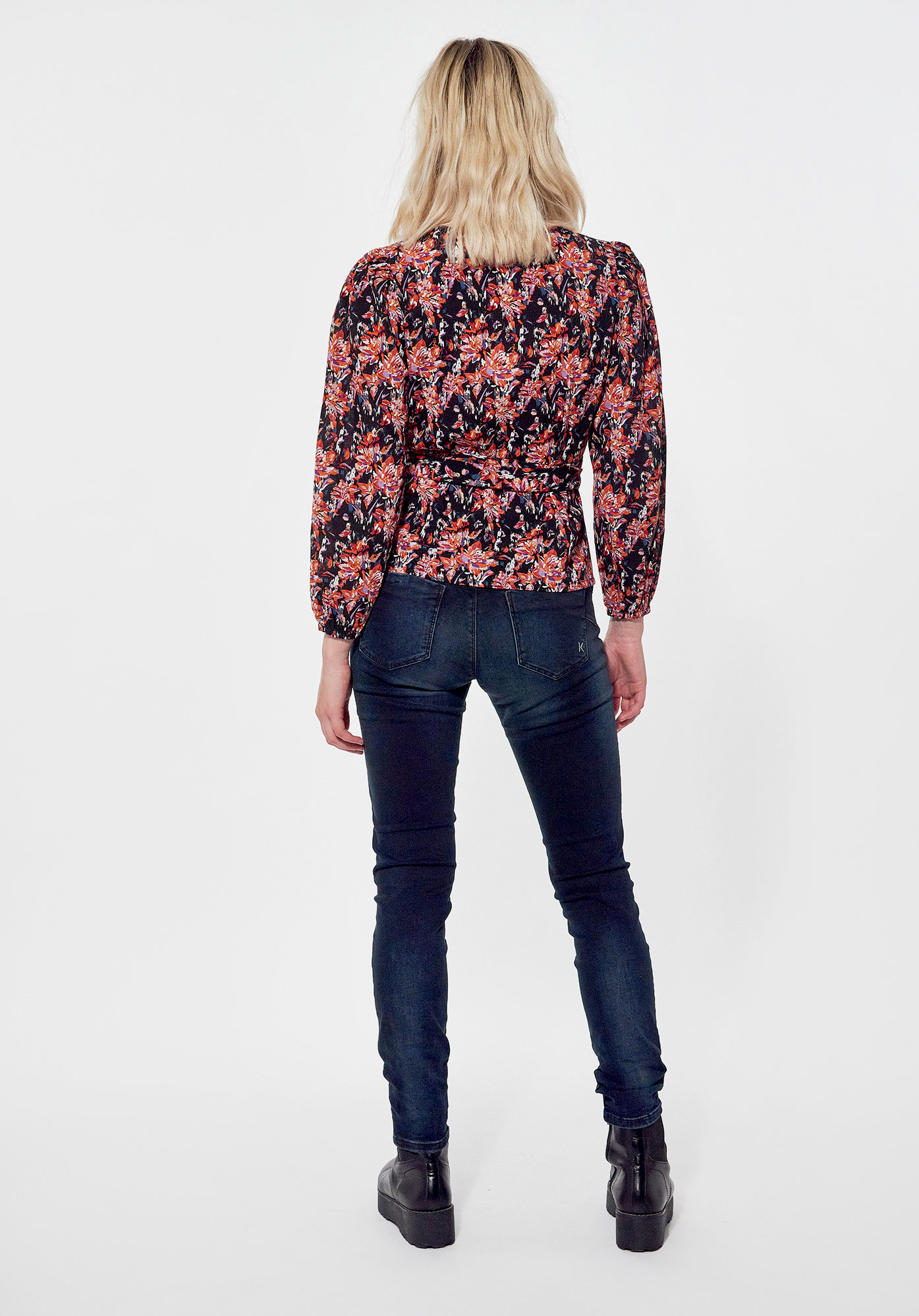 VAMOS  Blouse régular Femme fleurie