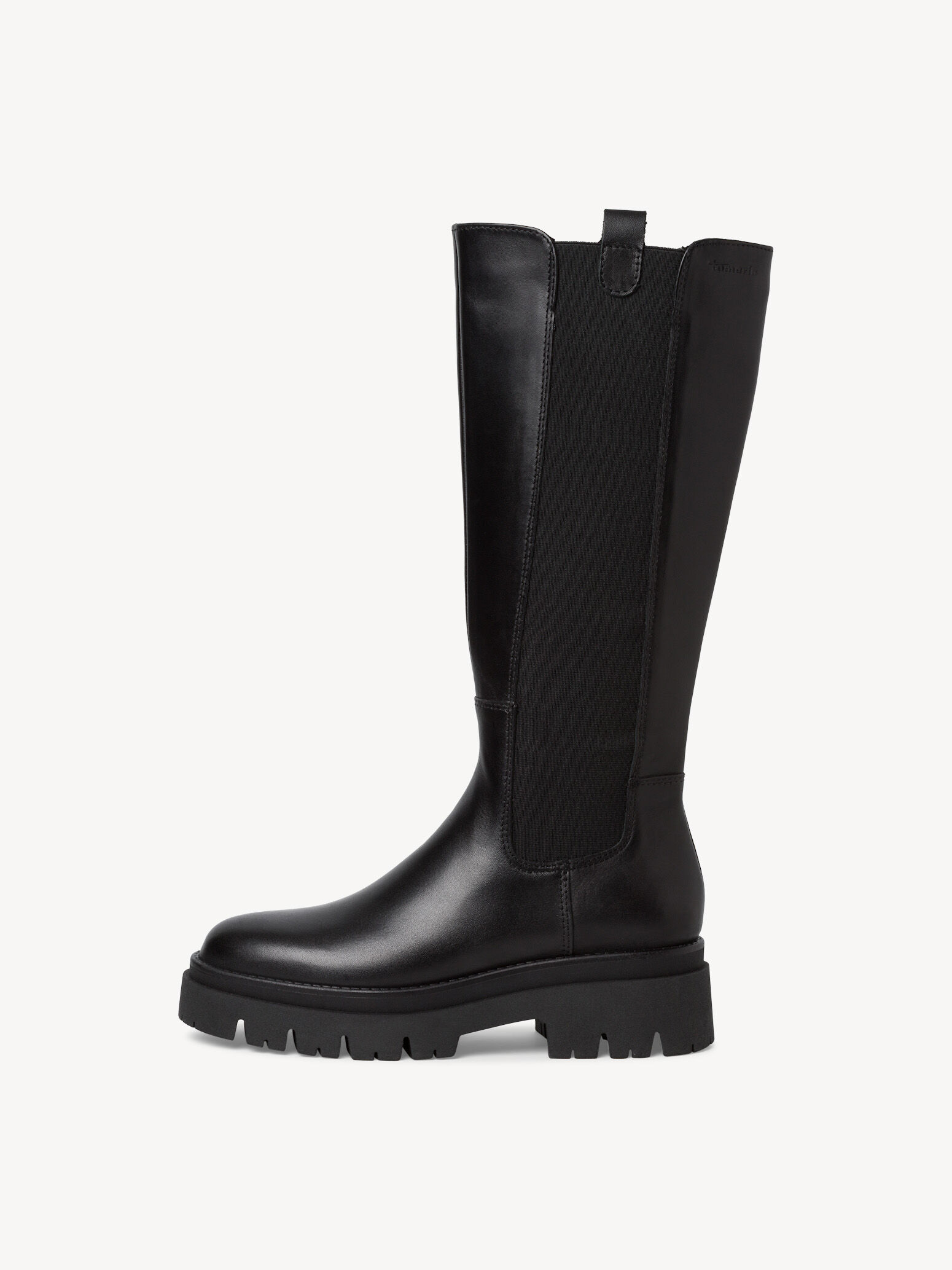 Bottes en cuir - noir