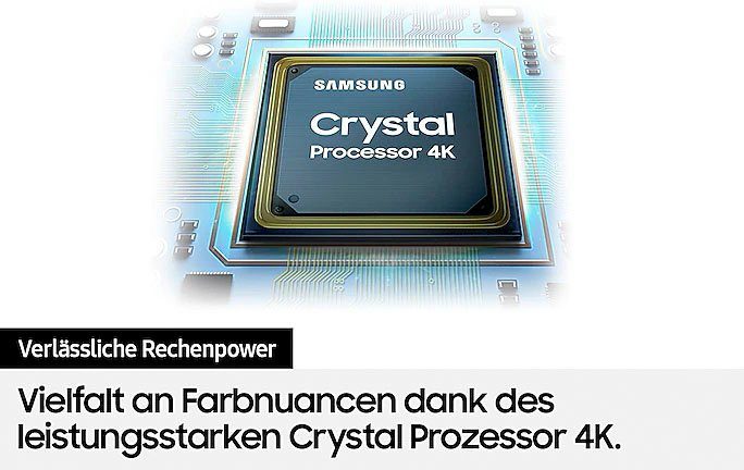 Samsung GU43AU7199U LED-Fernseher (108 cm/43 Zoll, 4K Ultra HD, Smart-TV, HDR,Crystal Prozessor 4K,Q-Symphony,Contrast Enhancer)