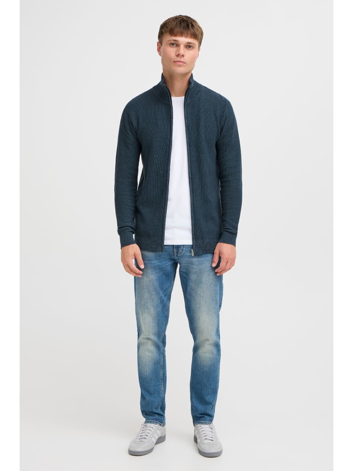 INDICODE Strickjacke IDJadan 35842MM modische Strickjacke in dunkelblau günstig kaufen