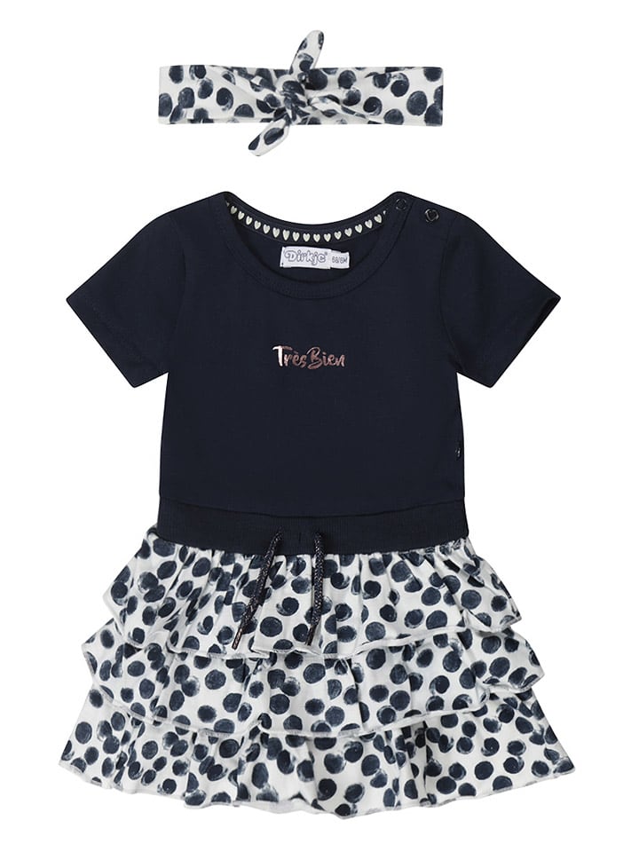 Dirkje 2tlg. Outfit in Dunkelblau/ Weiß günstig kaufen