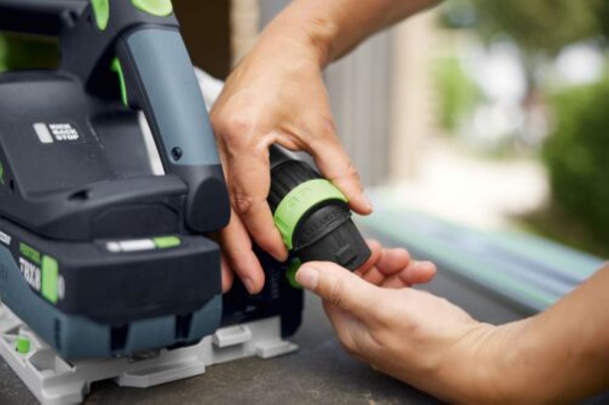Festool 577988 TSC 55 KSEB-Basic akkus merülőfűrész akkumulátor és töltő nélkül Systainerben