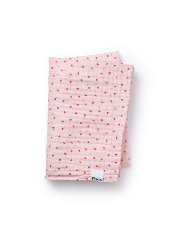 Elodie Details Crinkled Blanket - Sweethearts in Rosa 120 x 120cm günstig kaufen onesize